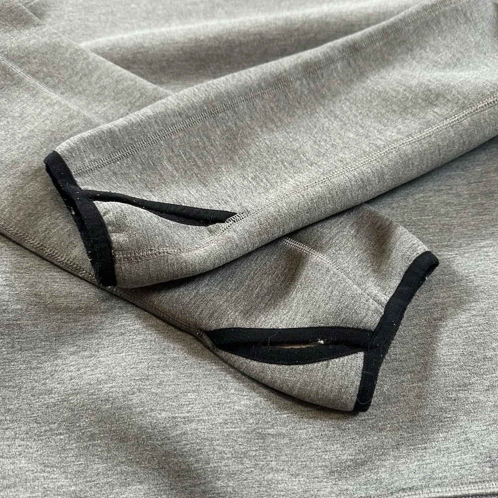 Y2K Oakley Icon Crewneck Sweatshirt Size L‎ Performance Pullover Gray Stretch